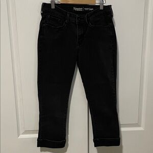 Signature by Levi Strauss Women's Cropped Black Jeans